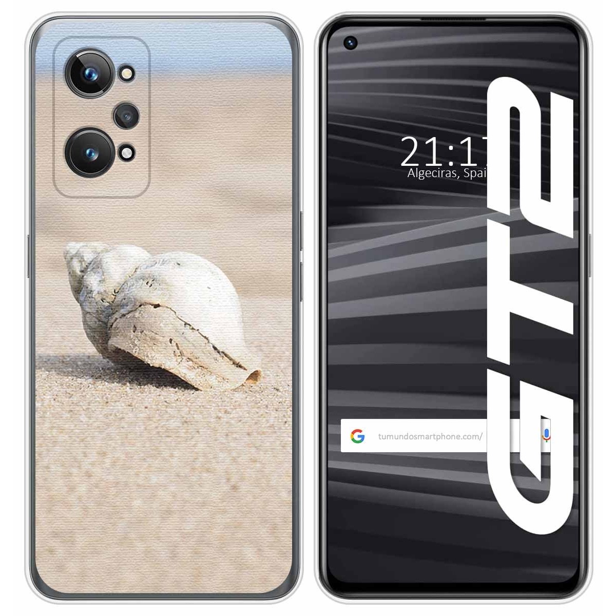 Funda Silicona para Realme GT 2 5G diseño Concha Dibujos