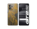 Funda Silicona Transparente para Realme GT 2 Pro 5G diseño Hojas Dibujos