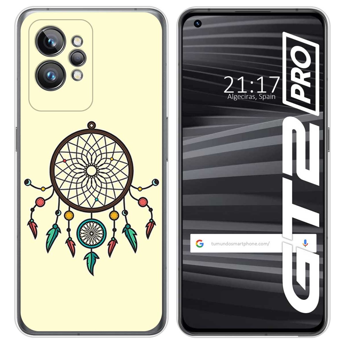 Funda Silicona para Realme GT 2 Pro 5G diseño Atrapasueños Dibujos