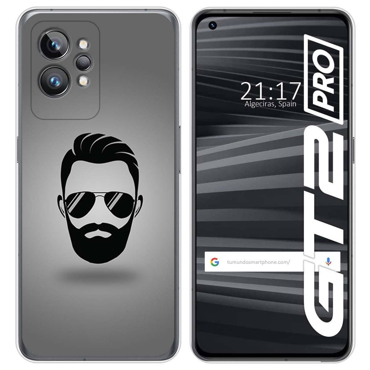 Funda Silicona para Realme GT 2 Pro 5G diseño Barba Dibujos