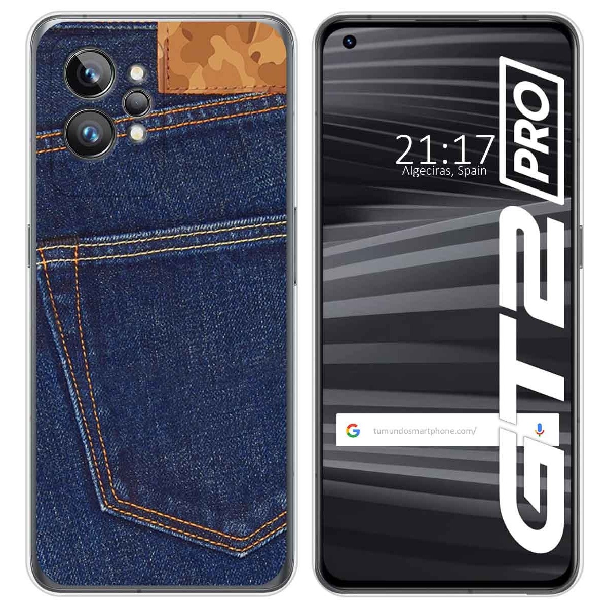 Funda Silicona para Realme GT 2 Pro 5G diseño Vaquero Dibujos