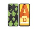 Funda Silicona Transparente para Samsung Galaxy A13 4G diseño Cactus Dibujos