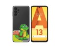 Funda Silicona Transparente para Samsung Galaxy A13 4G diseño Coco Dibujos