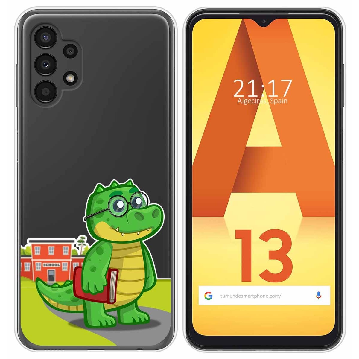 Funda Silicona Transparente para Samsung Galaxy A13 4G diseño Coco Dibujos
