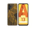 Funda Silicona Transparente para Samsung Galaxy A13 4G diseño Hojas Dibujos