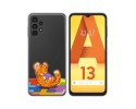 Funda Silicona Transparente para Samsung Galaxy A13 4G diseño Leopardo Dibujos