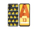 Funda Silicona Transparente para Samsung Galaxy A13 4G diseño Pato Dibujos