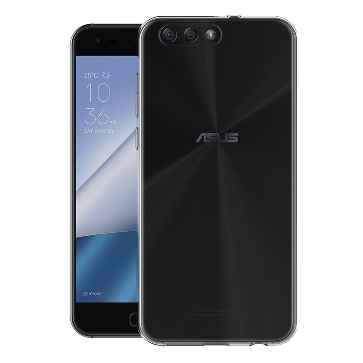 Funda Gel Tpu Fina Ultra-Thin 0,3mm Transparente para Asus Zenfone 4 5.5" Ze554Kl