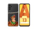 Funda Silicona Transparente para Samsung Galaxy A13 4G diseño Suricata Dibujos