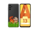 Funda Silicona Transparente para Samsung Galaxy A13 4G diseño Tigre Dibujos