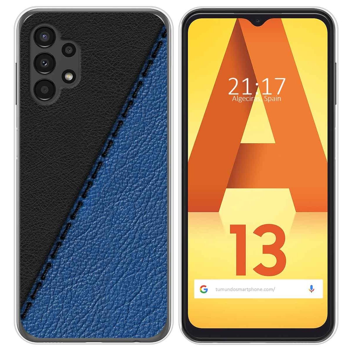 Funda Silicona para Samsung Galaxy A13 4G diseño Cuero 02 Dibujos
