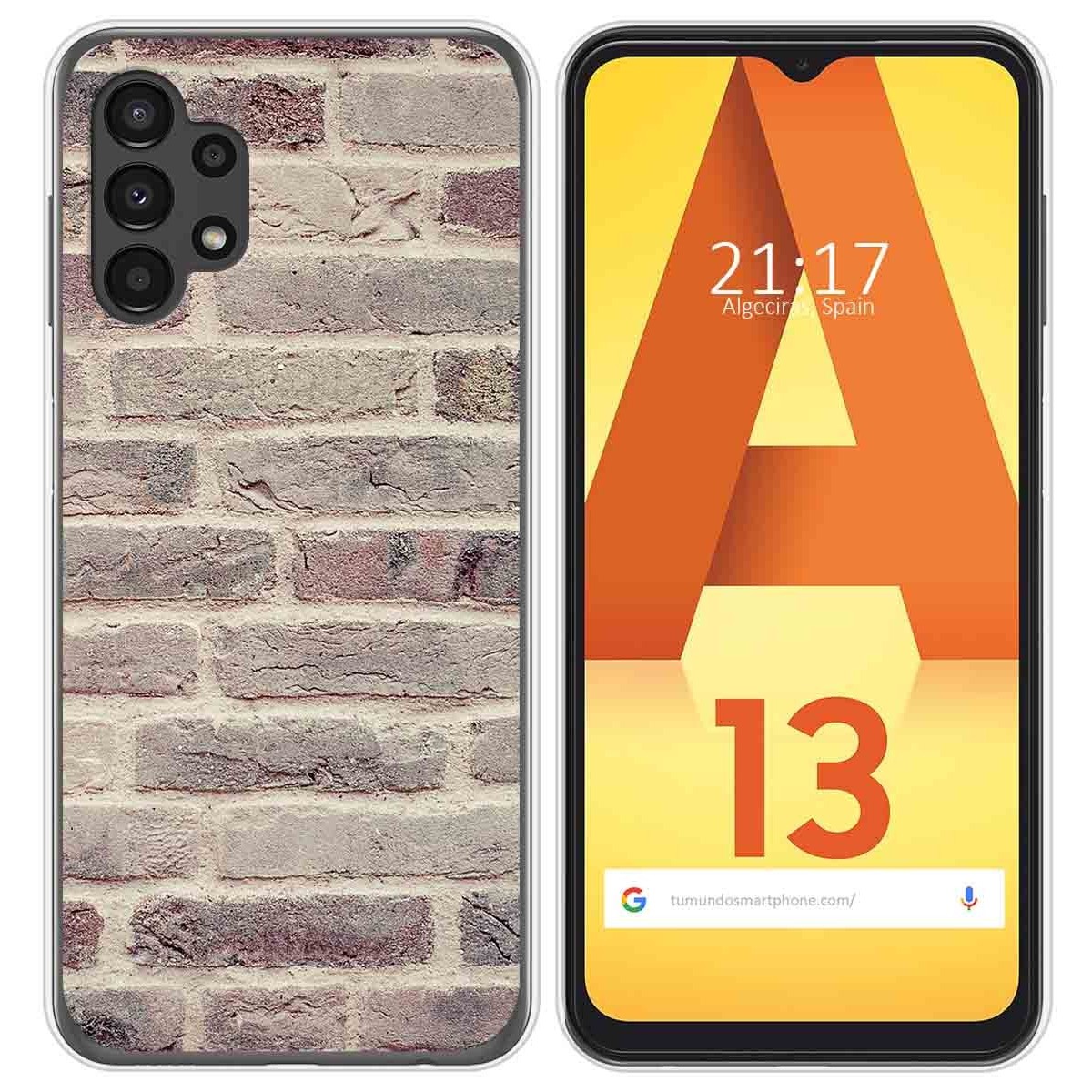 Funda Silicona para Samsung Galaxy A13 4G diseño Ladrillo 01 Dibujos
