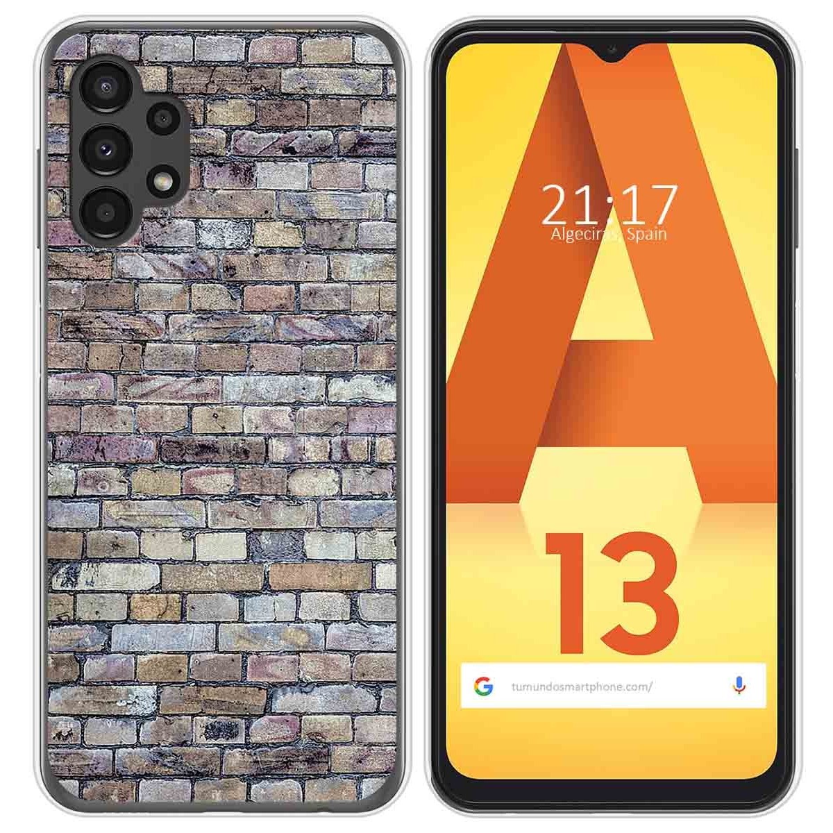 Funda Silicona para Samsung Galaxy A13 4G diseño Ladrillo 02 Dibujos