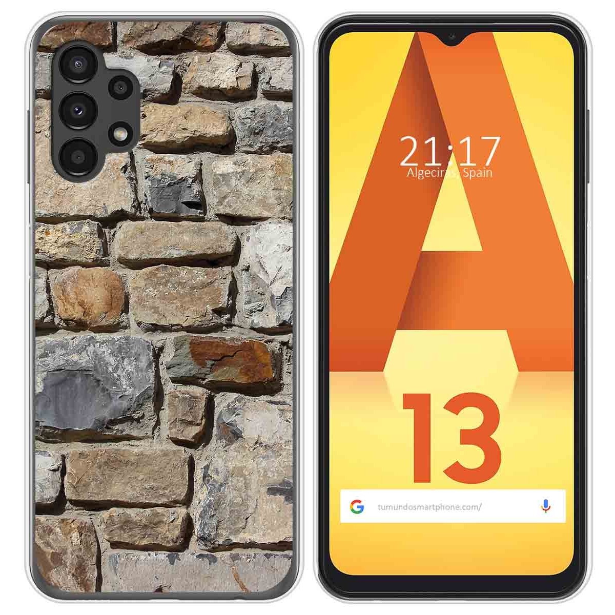 Funda Silicona para Samsung Galaxy A13 4G diseño Ladrillo 03 Dibujos