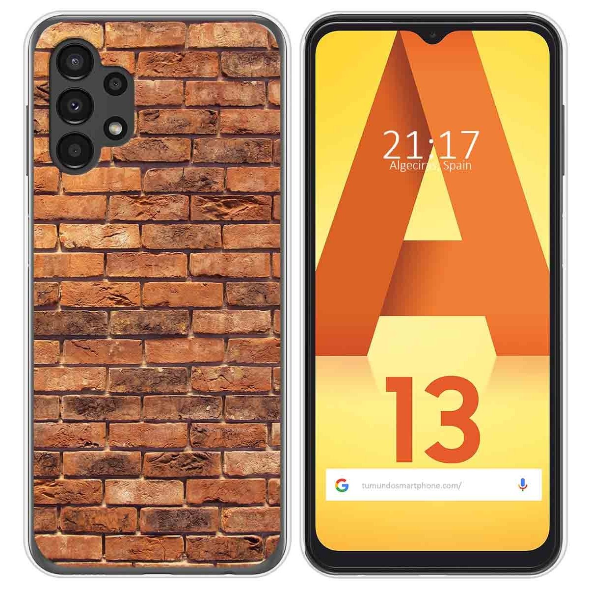 Funda Silicona para Samsung Galaxy A13 4G diseño Ladrillo 04 Dibujos