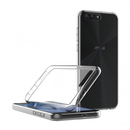Funda Gel Tpu Fina Ultra-Thin 0,3mm Transparente para Asus Zenfone 4 5.5" Ze554Kl