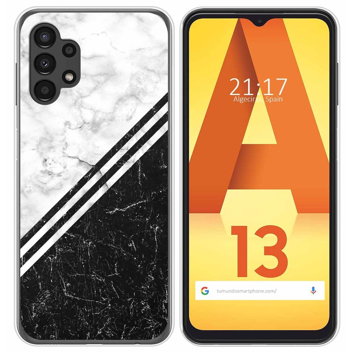 Funda Silicona para Samsung Galaxy A13 4G diseño Mármol 01 Dibujos