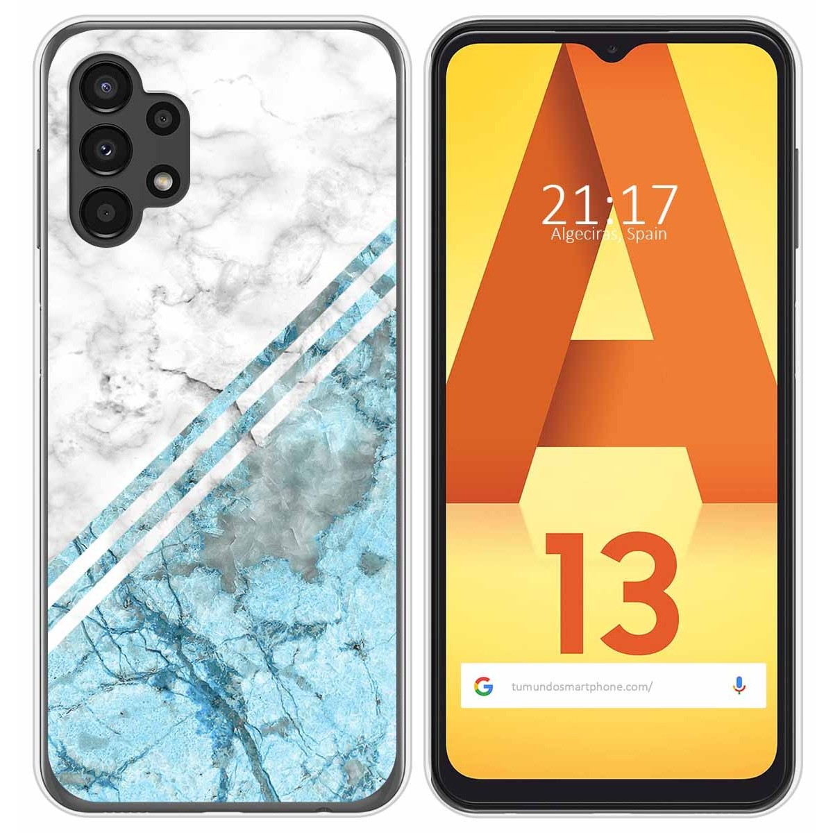 Funda Silicona para Samsung Galaxy A13 4G diseño Mármol 02 Dibujos