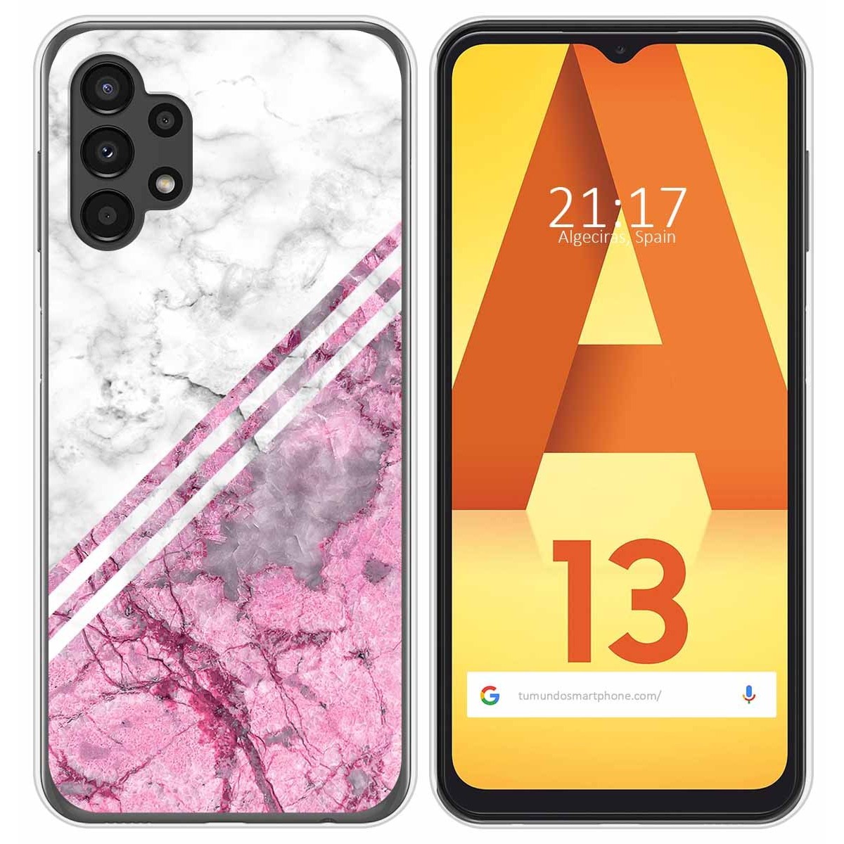 Funda Silicona para Samsung Galaxy A13 4G diseño Mármol 03 Dibujos