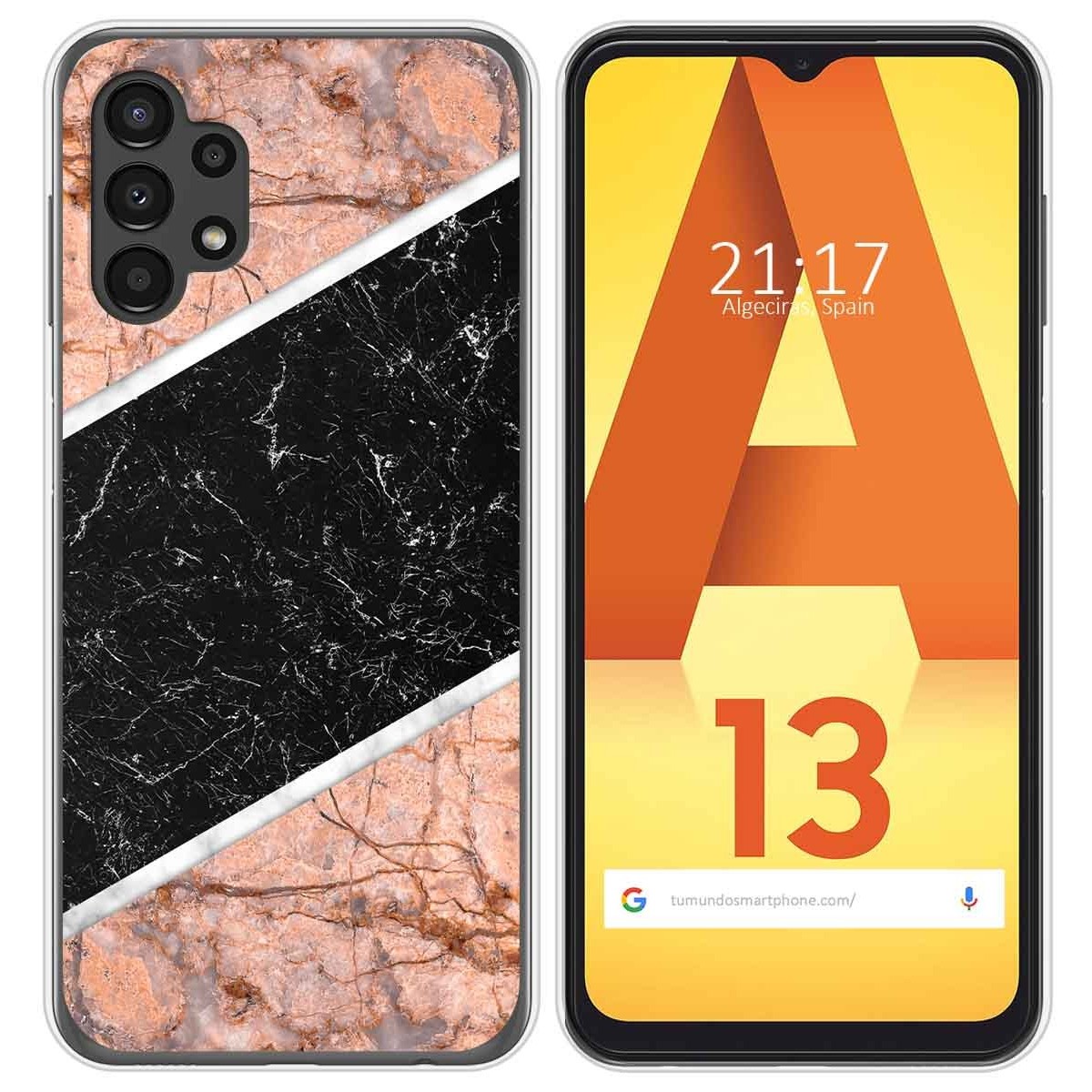 Funda Silicona para Samsung Galaxy A13 4G diseño Mármol 07 Dibujos