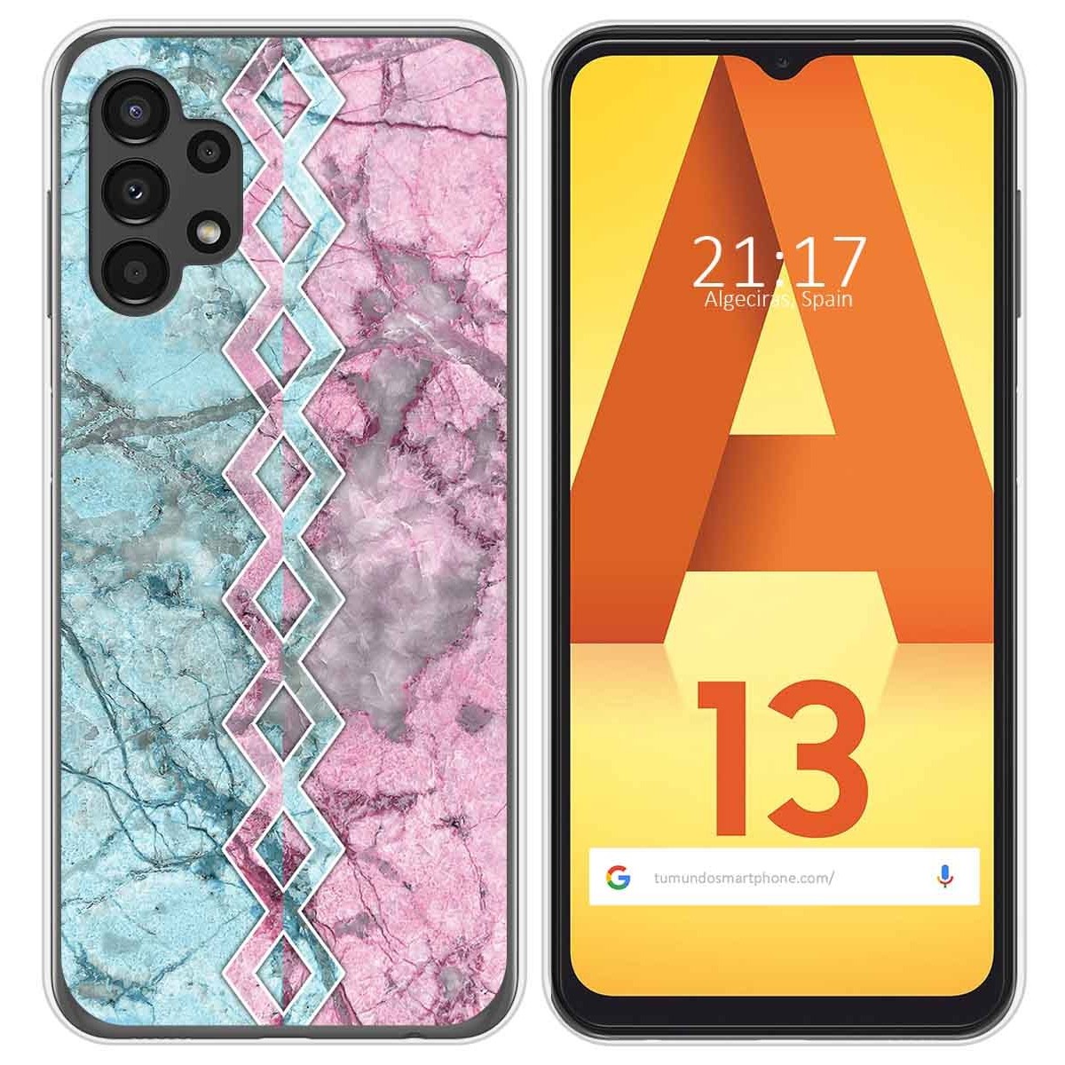 Funda Silicona para Samsung Galaxy A13 4G diseño Mármol 08 Dibujos