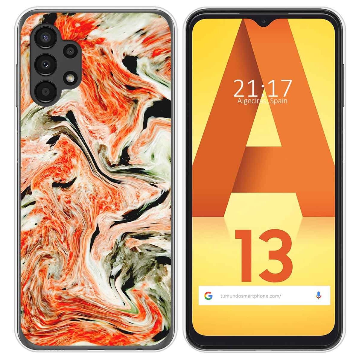 Funda Silicona para Samsung Galaxy A13 4G diseño Mármol 12 Dibujos