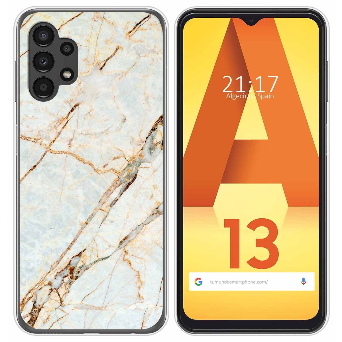 Funda Silicona para Samsung Galaxy A13 4G diseño Mármol 13 Dibujos