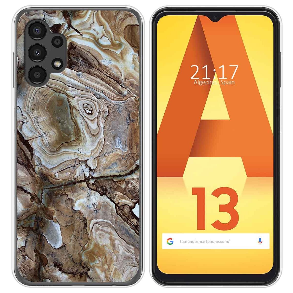 Funda Silicona para Samsung Galaxy A13 4G diseño Mármol 14 Dibujos