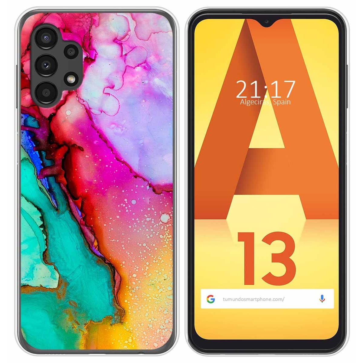 Funda Silicona para Samsung Galaxy A13 4G diseño Mármol 15 Dibujos