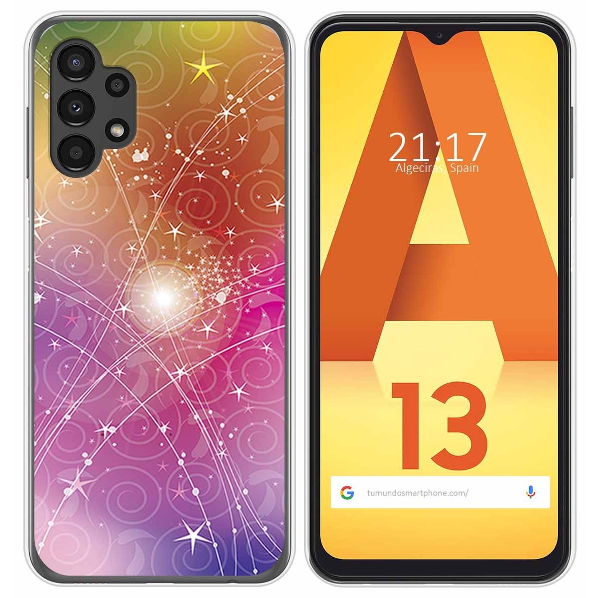 Funda Silicona para Samsung Galaxy A13 4G diseño Abstracto Dibujos