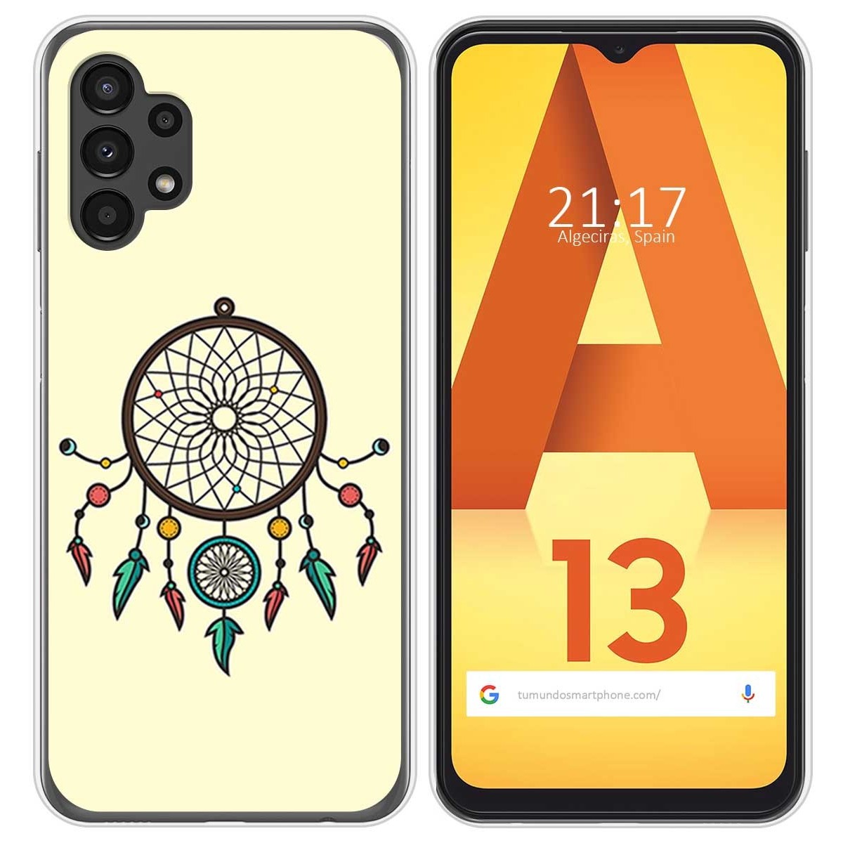 Funda Silicona para Samsung Galaxy A13 4G diseño Atrapasueños Dibujos