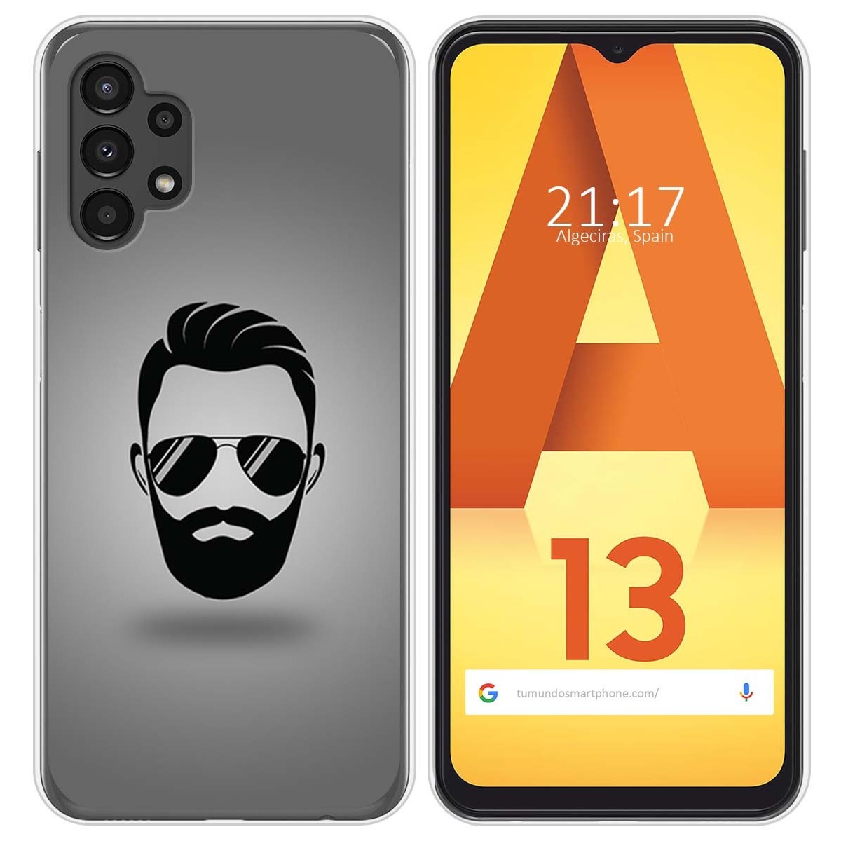 Funda Silicona para Samsung Galaxy A13 4G diseño Barba Dibujos