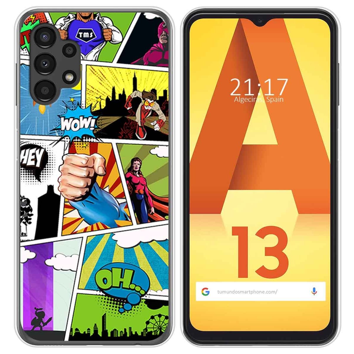 Funda Silicona para Samsung Galaxy A13 4G diseño Comic Dibujos