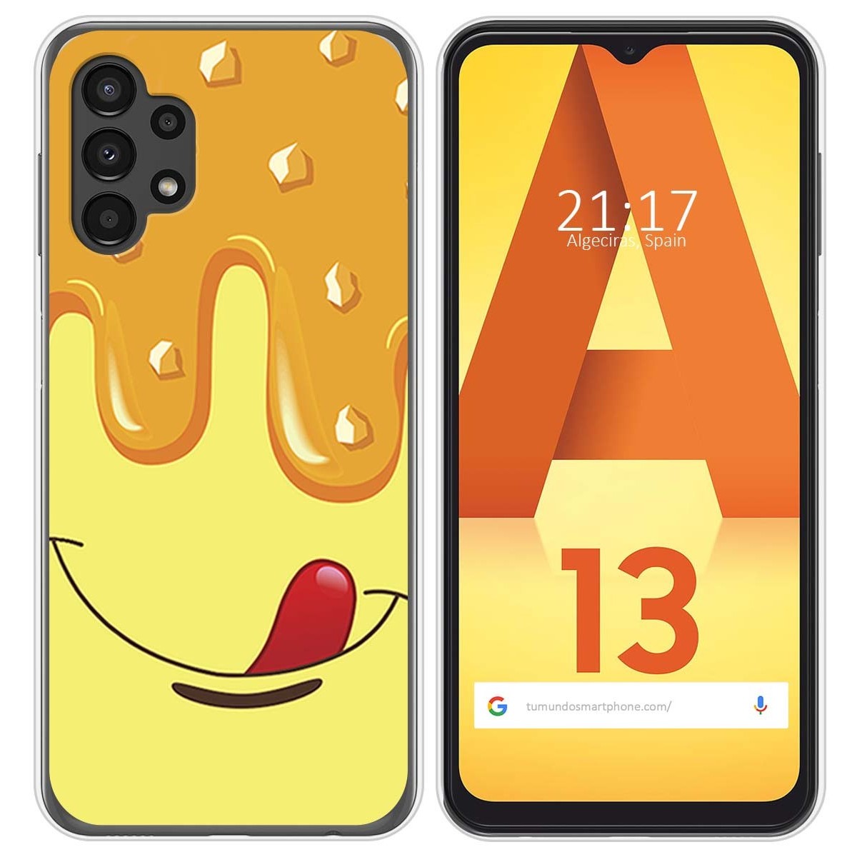 Funda Silicona para Samsung Galaxy A13 4G diseño Helado Vainilla Dibujos