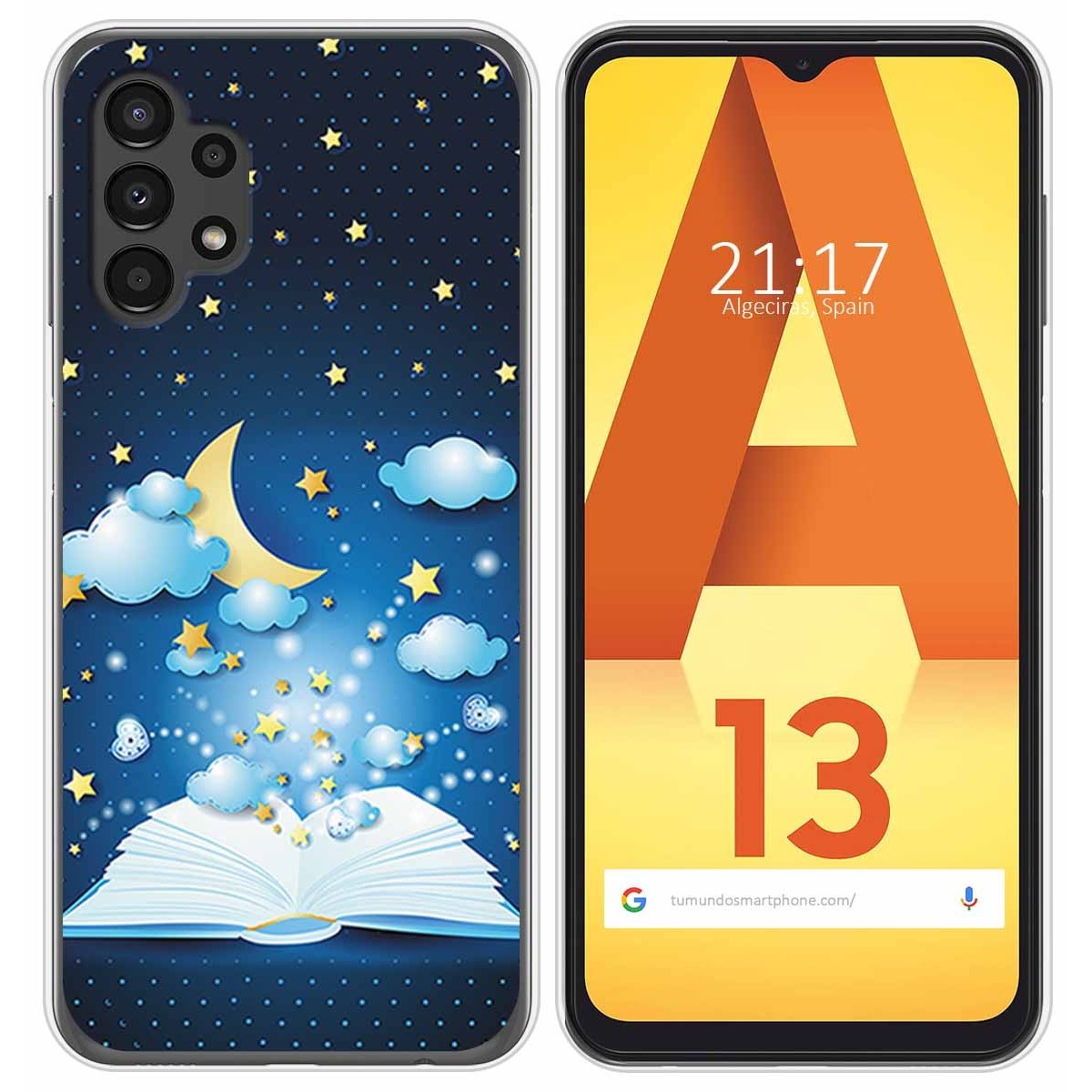 Funda Silicona para Samsung Galaxy A13 4G diseño Libro Cuentos Dibujos