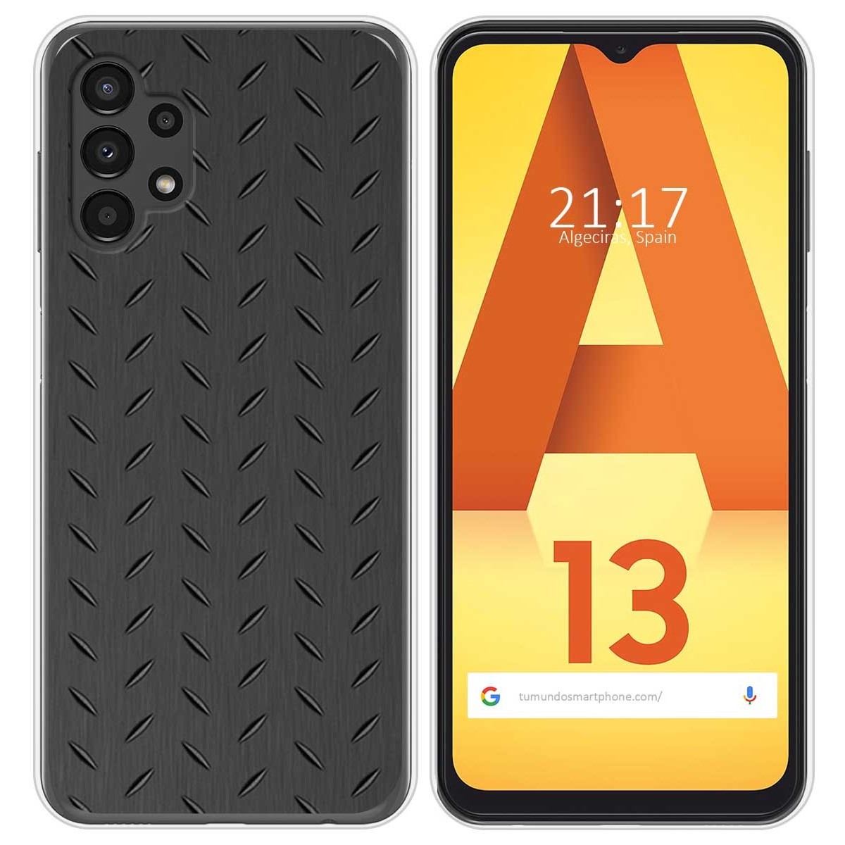 Funda Silicona para Samsung Galaxy A13 4G diseño Metal Dibujos