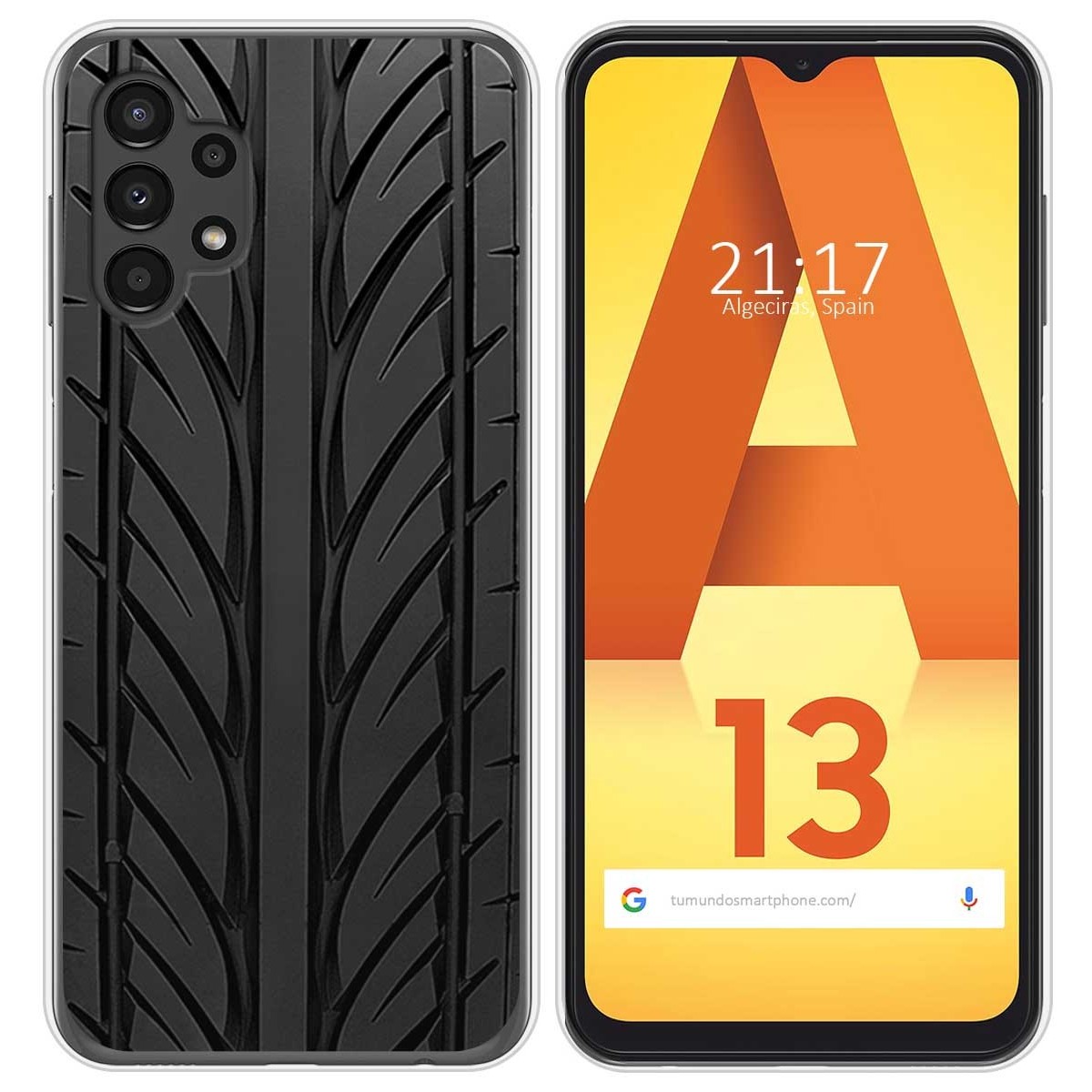 Funda Silicona para Samsung Galaxy A13 4G diseño Neumatico Dibujos