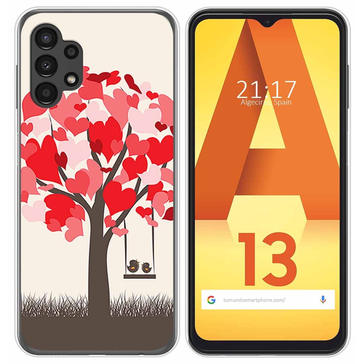 Funda Silicona para Samsung Galaxy A13 4G diseño Pajaritos Dibujos