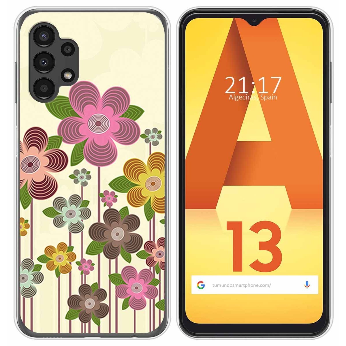 Funda Silicona para Samsung Galaxy A13 4G diseño Primavera En Flor Dibujos