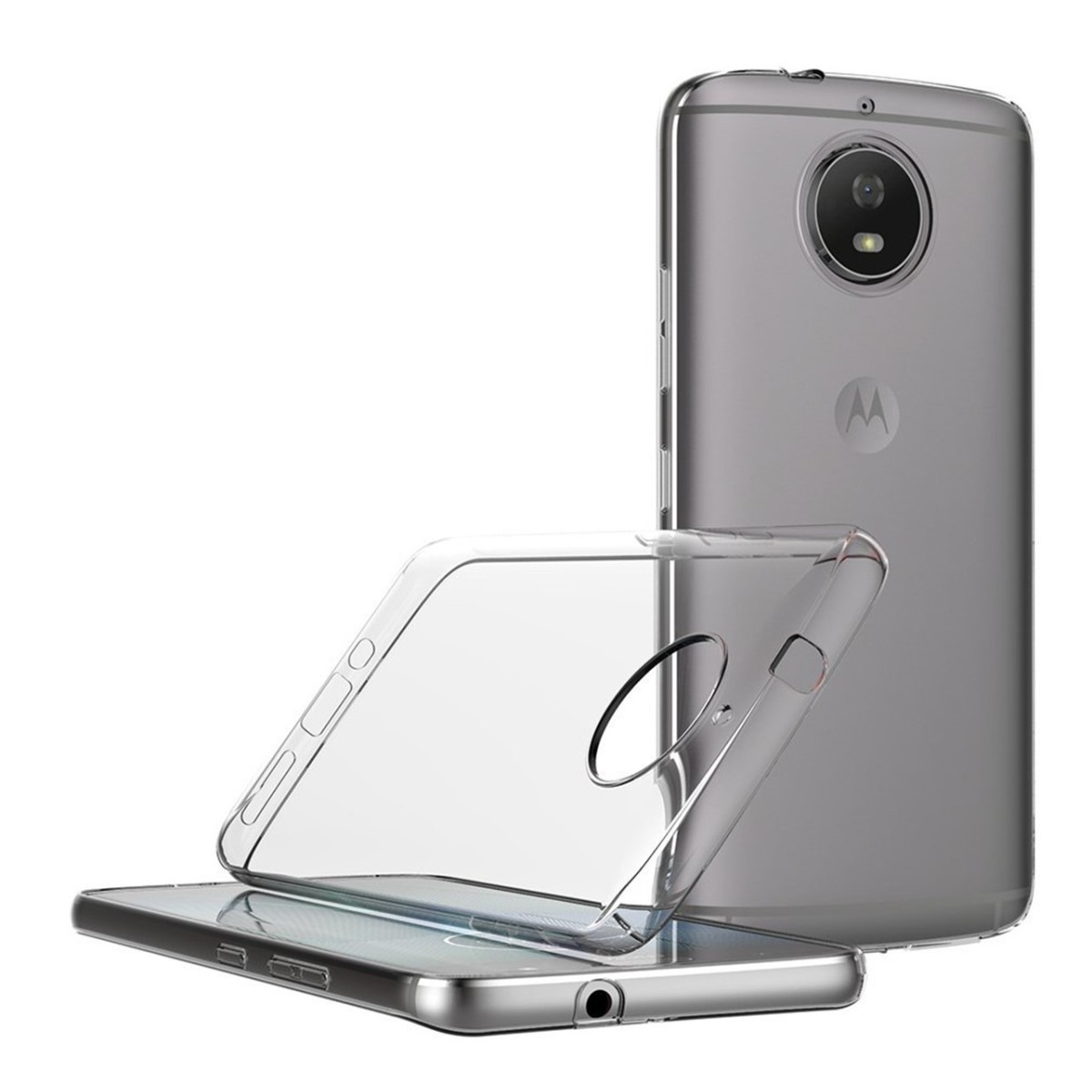 Funda Gel Tpu Fina Ultra-Thin 0,3mm Transparente para Motorola Moto G5S