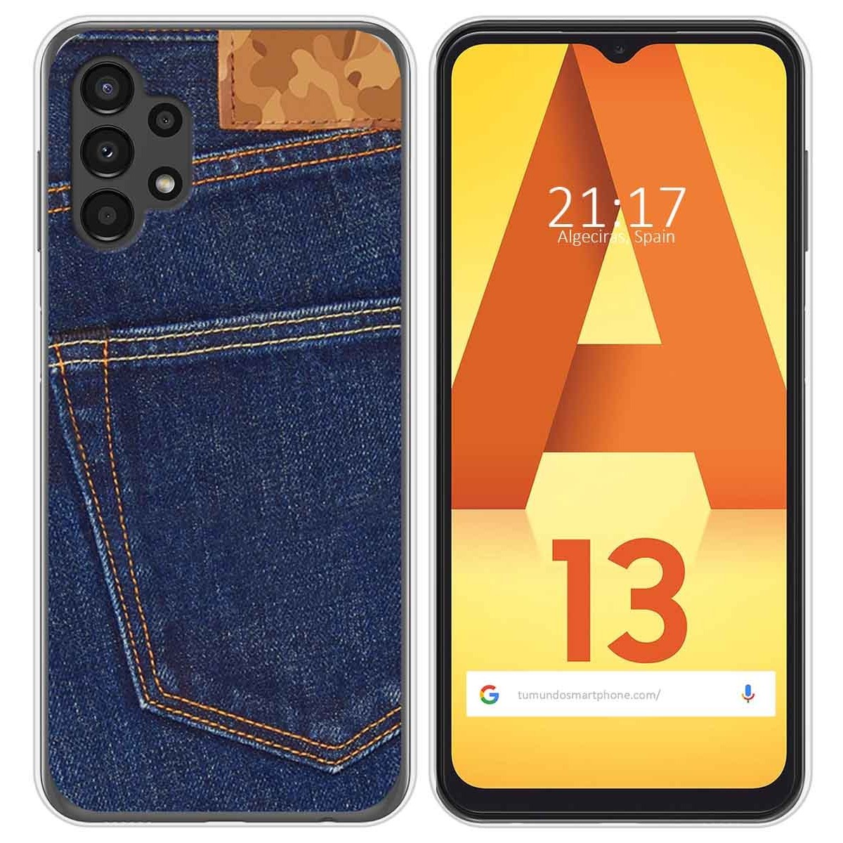 Funda Silicona para Samsung Galaxy A13 4G diseño Vaquero Dibujos