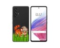 Funda Silicona Transparente para Samsung Galaxy A53 5G diseño Tigre Dibujos