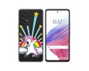 Funda Silicona Transparente para Samsung Galaxy A53 5G diseño Unicornio Dibujos