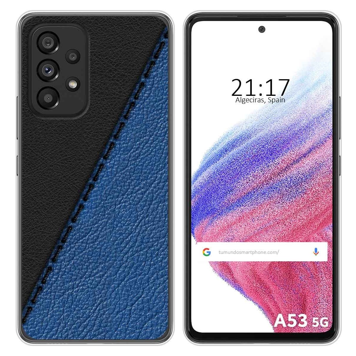 Funda Silicona para Samsung Galaxy A53 5G diseño Cuero 02 Dibujos