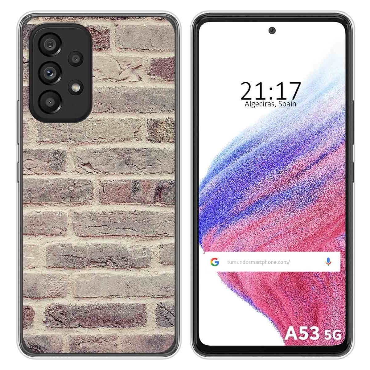 Funda Silicona para Samsung Galaxy A53 5G diseño Ladrillo 01 Dibujos