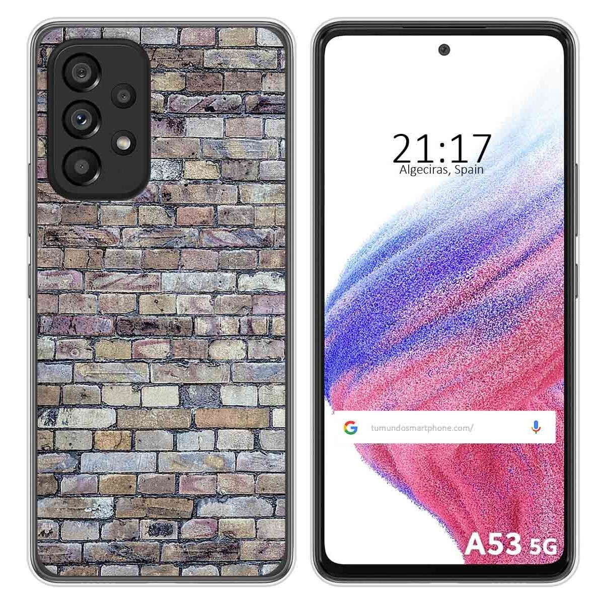 Funda Silicona para Samsung Galaxy A53 5G diseño Ladrillo 02 Dibujos