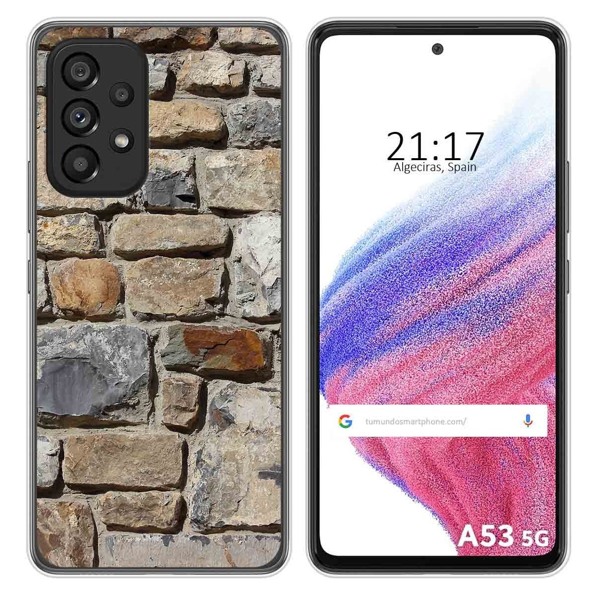 Funda Silicona para Samsung Galaxy A53 5G diseño Ladrillo 03 Dibujos