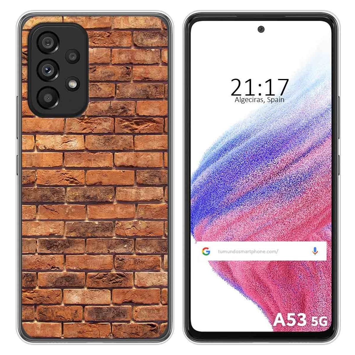 Funda Silicona para Samsung Galaxy A53 5G diseño Ladrillo 04 Dibujos