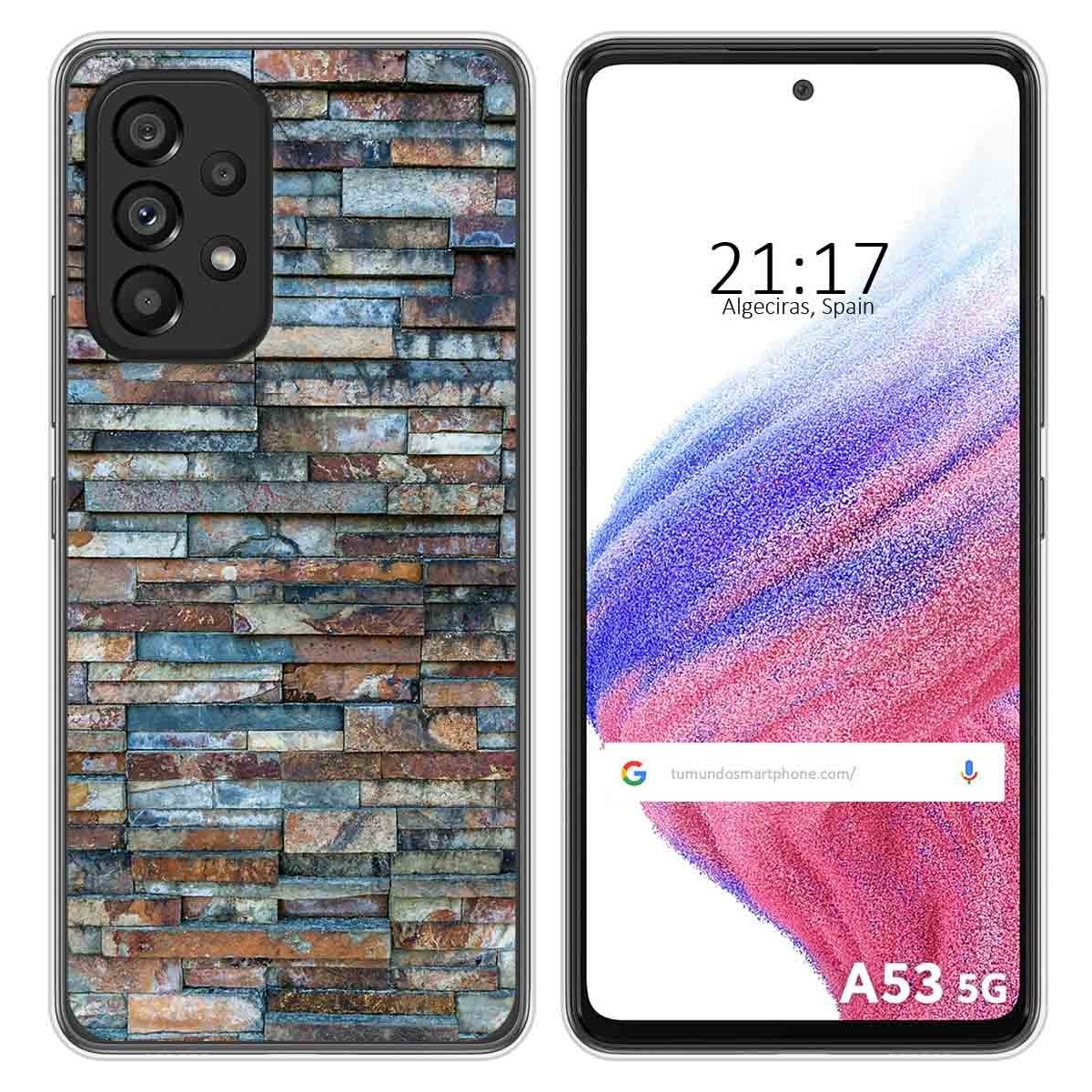 Funda Silicona para Samsung Galaxy A53 5G diseño Ladrillo 05 Dibujos