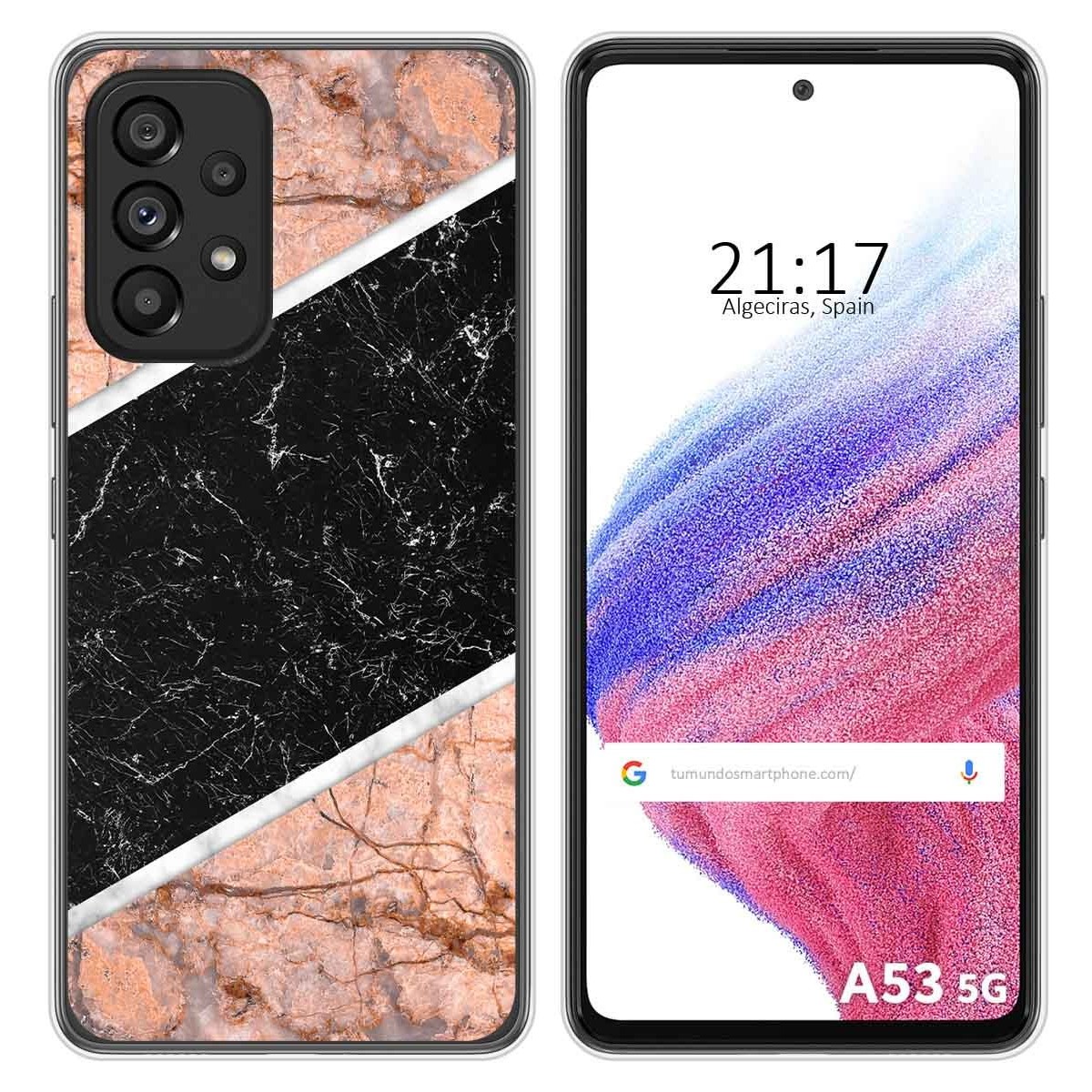 Funda Silicona para Samsung Galaxy A53 5G diseño Mármol 07 Dibujos